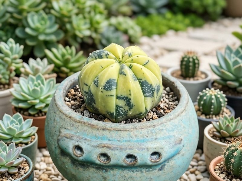 Astrophytum asterias f. variegata